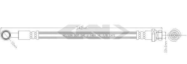 SPIDAN 350088 Шланг сцепления для MITSUBISHI PAJERO/SHOGUN (Митсубиши/митсубиси Пажэро/шогун) SPIDAN 350088 Шланг сцепления для MITSUBISHI PAJERO/SHOGUN (Митсубиши/митсубиси Пажэро/шогун)