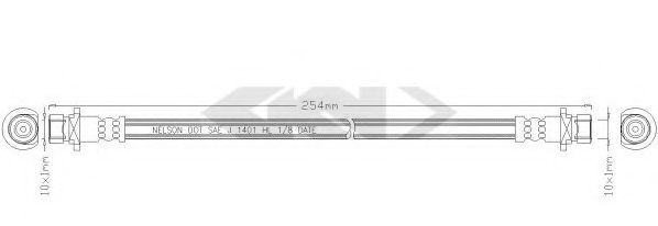SPIDAN 38647 Тормозной шланг для HONDA CIVIC VI (Хонда Цивик 6) SPIDAN 38647 Тормозной шланг для HONDA CIVIC VI (Хонда Цивик 6)