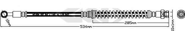 SPIDAN 339585 Тормозной шланг для MITSUBISHI (Митсубиши/митсубиси) SPIDAN 339585 Тормозной шланг для MITSUBISHI (Митсубиши/митсубиси)