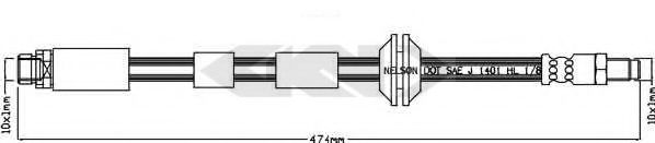 SPIDAN 339113 Тормозной шланг для FORD (Форд) SPIDAN 339113 Тормозной шланг для FORD (Форд)