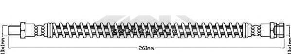 SPIDAN 339239 Тормозной шланг для KIA OPIRUS (Киа Опирус) SPIDAN 339239 Тормозной шланг для KIA OPIRUS (Киа Опирус)