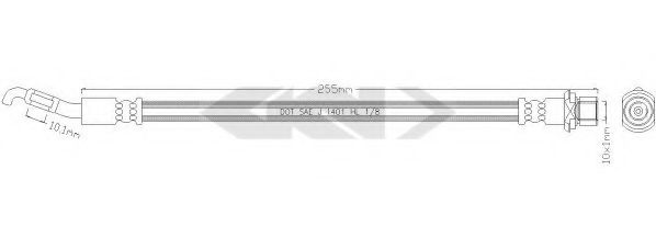 SPIDAN 339299 Тормозной шланг для TOYOTA (Тойота/тоета) SPIDAN 339299 Тормозной шланг для TOYOTA (Тойота/тоета)