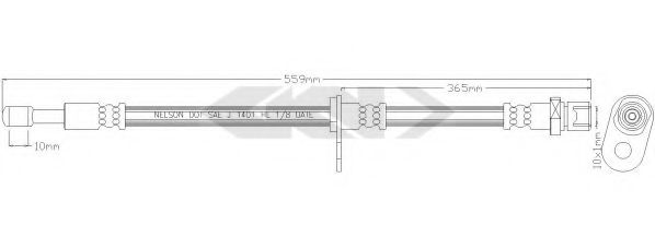 SPIDAN 339405 Тормозной шланг для SUBARU LIBERTY OUTBACK (Субару Либэртъ аутбэк) SPIDAN 339405 Тормозной шланг для SUBARU LIBERTY OUTBACK (Субару Либэртъ аутбэк)