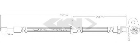 SPIDAN 339406 Тормозной шланг для SUBARU LIBERTY OUTBACK (Субару Либэртъ аутбэк) SPIDAN 339406 Тормозной шланг для SUBARU LIBERTY OUTBACK (Субару Либэртъ аутбэк)