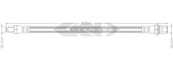 SPIDAN 340555 Тормозной шланг для TOYOTA (Тойота/тоета) SPIDAN 340555 Тормозной шланг для TOYOTA (Тойота/тоета)