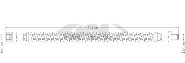 SPIDAN 340566 Тормозной шланг для MITSUBISHI SIGMA (Митсубиши/митсубиси Сигма) SPIDAN 340566 Тормозной шланг для MITSUBISHI SIGMA (Митсубиши/митсубиси Сигма)