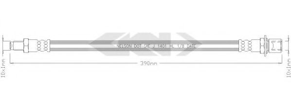 SPIDAN 340295 Тормозной шланг для LEXUS (Лексус) SPIDAN 340295 Тормозной шланг для LEXUS (Лексус)