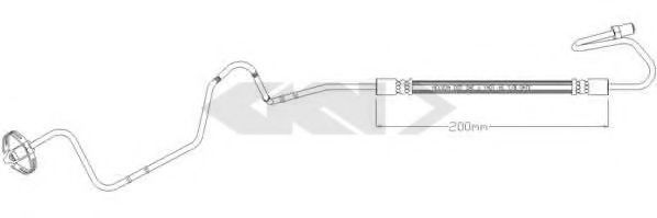 SPIDAN 340197 Тормозной шланг для CITROËN C4 I (CитроËн С4 и) SPIDAN 340197 Тормозной шланг для CITROËN C4 I (CитроËн С4 и)