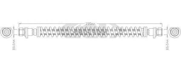 SPIDAN 340577 Тормозной шланг для LAND ROVER DISCOVERY II (Ленд ровер/лэнд ровер Дискавери 2) SPIDAN 340577 Тормозной шланг для LAND ROVER DISCOVERY II (Ленд ровер/лэнд ровер Дискавери 2)