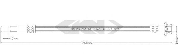 SPIDAN 340766 Шланг сцепления для NISSAN TERRANO II (Ниссан Террано 2) SPIDAN 340766 Шланг сцепления для NISSAN TERRANO II (Ниссан Террано 2)