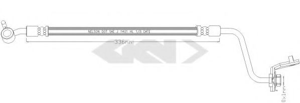 SPIDAN 340266 Тормозной шланг для HYUNDAI VERACRUZ (Хендай Vэраcруз) SPIDAN 340266 Тормозной шланг для HYUNDAI VERACRUZ (Хендай Vэраcруз)