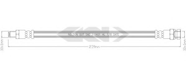SPIDAN 340319 Тормозной шланг для MITSUBISHI RVR (Митсубиши/митсубиси Рvр) SPIDAN 340319 Тормозной шланг для MITSUBISHI RVR (Митсубиши/митсубиси Рvр)
