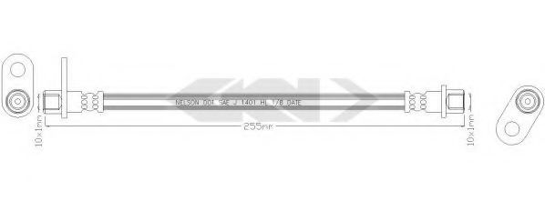SPIDAN 340320 Тормозной шланг для MITSUBISHI RVR (Митсубиши/митсубиси Рvр) SPIDAN 340320 Тормозной шланг для MITSUBISHI RVR (Митсубиши/митсубиси Рvр)