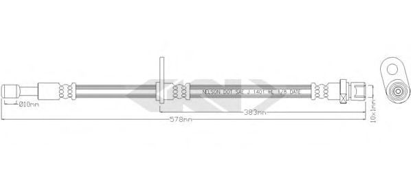 SPIDAN 340679 Тормозной шланг для SUBARU XV / CROSSTREK (Субару Xv / cросстрэк) SPIDAN 340679 Тормозной шланг для SUBARU XV / CROSSTREK (Субару Xv / cросстрэк)