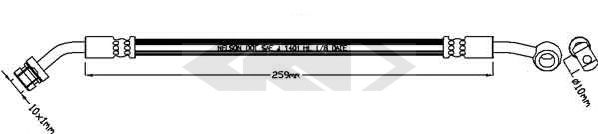 SPIDAN 340697 Тормозной шланг для KIA CARNIVAL / GRAND CARNIVAL III (Киа Cарнивал / гранд карнивал 2и) SPIDAN 340697 Тормозной шланг для KIA CARNIVAL / GRAND CARNIVAL III (Киа Cарнивал / гранд карнивал 2и)