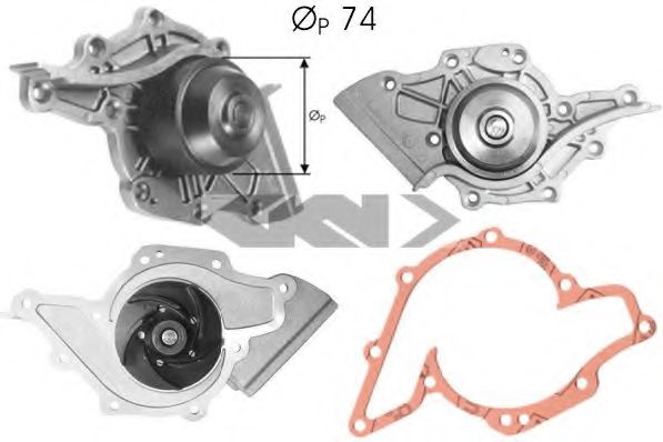 SPIDAN 91284 Водяной насос для AUDI A6 (Ауди А6) SPIDAN 91284 Водяной насос для AUDI A6 (Ауди А6)