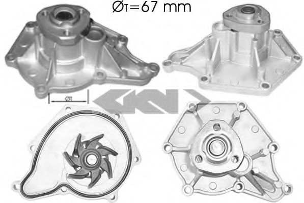 SPIDAN 91610 Водяной насос 
