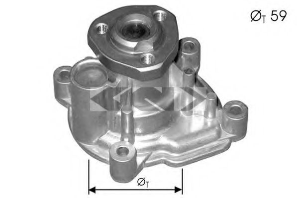 SPIDAN 91549 Водяной насос 