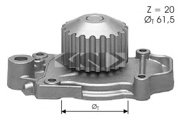 SPIDAN 91238 Водяной насос для HONDA (Хонда) SPIDAN 91238 Водяной насос для HONDA (Хонда)