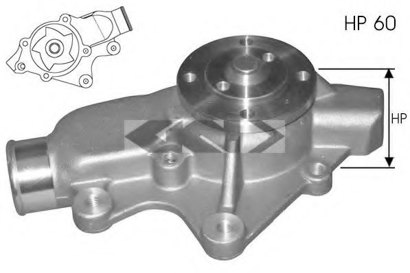SPIDAN 91565 Водяной насос 