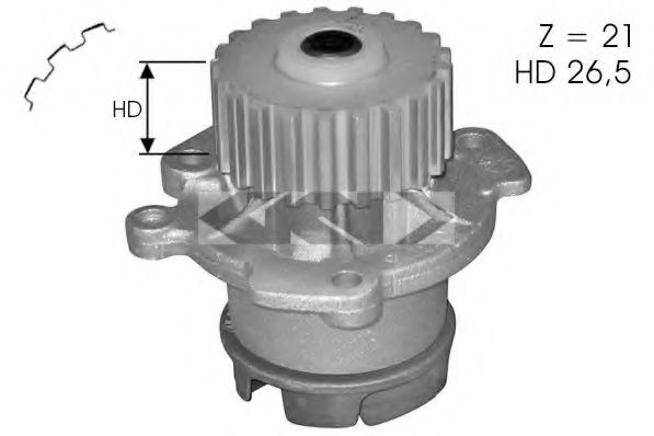 SPIDAN 91564 Водяной насос 