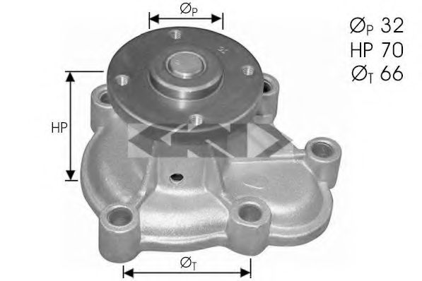 SPIDAN 60331 Водяной насос для OPEL VITA B (Опель Vита б) SPIDAN 60331 Водяной насос для OPEL VITA B (Опель Vита б)
