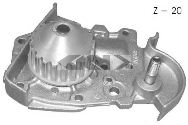 SPIDAN 60596 Водяной насос для RENAULT MEGANE SCENIC (Рено Меган сценик) SPIDAN 60596 Водяной насос для RENAULT MEGANE SCENIC (Рено Меган сценик)