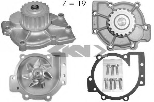 SPIDAN 60584 Водяной насос для VOLVO C70 II (Вольво C70 2) SPIDAN 60584 Водяной насос для VOLVO C70 II (Вольво C70 2)