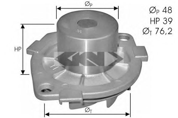 SPIDAN 60592 Водяной насос для ALFA ROMEO 147 (Альфа ромео 147) SPIDAN 60592 Водяной насос для ALFA ROMEO 147 (Альфа ромео 147)