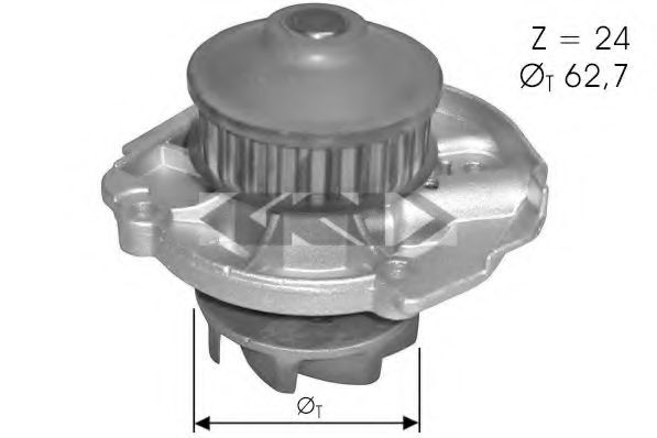 SPIDAN 91408 Водяной насос для FIAT SIENA (Фиат Сиэна) SPIDAN 91408 Водяной насос для FIAT SIENA (Фиат Сиэна)