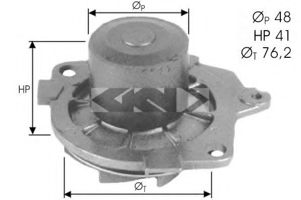SPIDAN 91294 Водяной насос для FIAT RITMO III (Фиат Ритмо 3) SPIDAN 91294 Водяной насос для FIAT RITMO III (Фиат Ритмо 3)