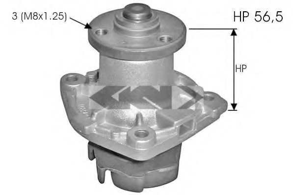 SPIDAN 60145 Водяной насос для FIAT DUNA (Фиат Дуна)