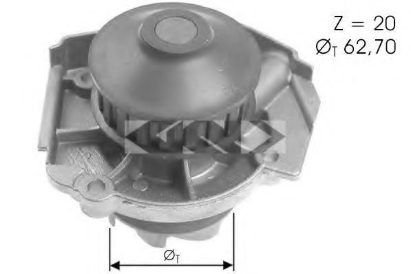 SPIDAN 91586 Водяной насос для FIAT SIENA (Фиат Сиэна) SPIDAN 91586 Водяной насос для FIAT SIENA (Фиат Сиэна)