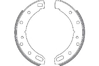 SPIDAN 30270 Тормозные колодоки 
