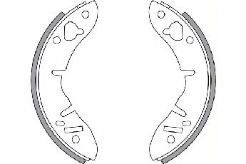 SPIDAN 30302 Тормозные колодоки 