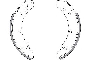 SPIDAN 30279 Тормозные колодоки 