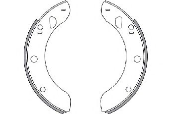 SPIDAN 30303 Тормозные колодоки 