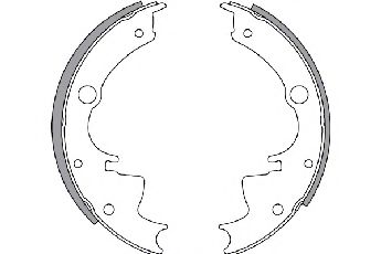 SPIDAN 30308 Тормозные колодоки 