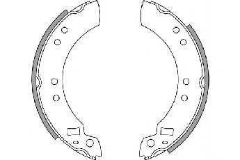 SPIDAN 30291 Тормозные колодоки 