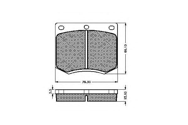 SPIDAN 30103 Тормозные колодки для FORD GRANADA (Форд Гранада) SPIDAN 30103 Тормозные колодки для FORD GRANADA (Форд Гранада)