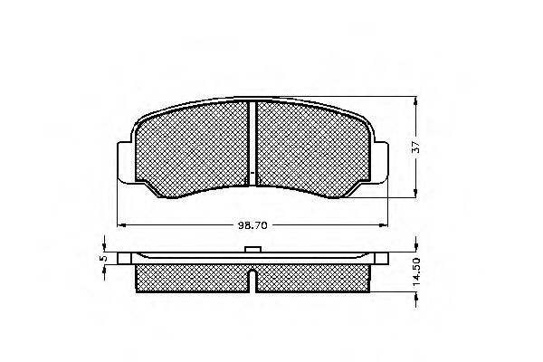 SPIDAN 30181 Тормозные колодки для TOYOTA COROLLA SPRINTER (Тойота/тоета Cоролла спринтэр) SPIDAN 30181 Тормозные колодки для TOYOTA COROLLA SPRINTER (Тойота/тоета Cоролла спринтэр)