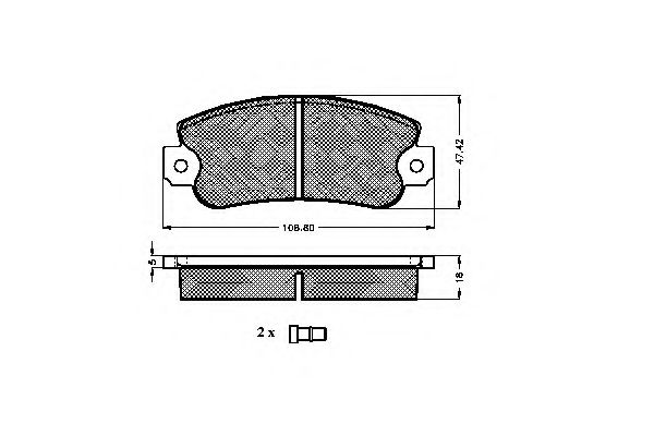 SPIDAN 30208 Тормозные колодки для FIAT SUPERBRAVO (Фиат Супербраvо) SPIDAN 30208 Тормозные колодки для FIAT SUPERBRAVO (Фиат Супербраvо)