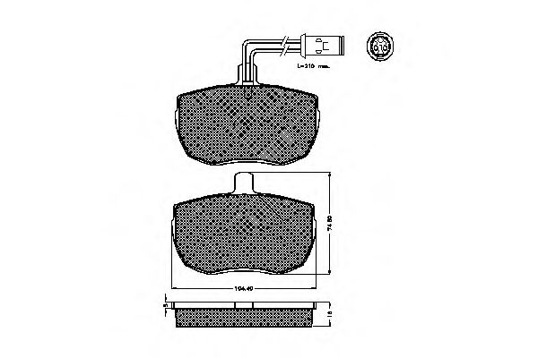 SPIDAN 30269 Тормозные колодки для ROVER 2000-3500 (Ровер 2000-3500) SPIDAN 30269 Тормозные колодки для ROVER 2000-3500 (Ровер 2000-3500)