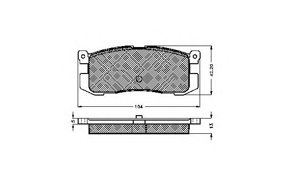 SPIDAN 31088 Тормозные колодки для MAZDA 626 III (Мазда 626 3) SPIDAN 31088 Тормозные колодки для MAZDA 626 III (Мазда 626 3)