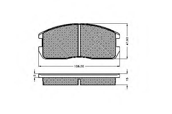 SPIDAN 31168 Тормозные колодки для MITSUBISHI COLT II (Митсубиши/митсубиси Cолт 2) SPIDAN 31168 Тормозные колодки для MITSUBISHI COLT II (Митсубиши/митсубиси Cолт 2)