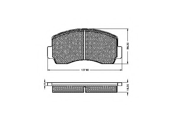 SPIDAN 31346 Тормозные колодки для MITSUBISHI SAPPORO (Митсубиши/митсубиси Саппоро) SPIDAN 31346 Тормозные колодки для MITSUBISHI SAPPORO (Митсубиши/митсубиси Саппоро)