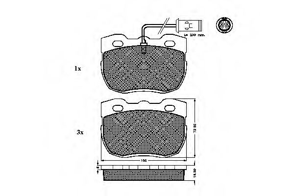 SPIDAN 31754 Тормозные колодки для LAND ROVER DEFENDER (Ленд ровер/лэнд ровер Дэфэндэр) SPIDAN 31754 Тормозные колодки для LAND ROVER DEFENDER (Ленд ровер/лэнд ровер Дэфэндэр)