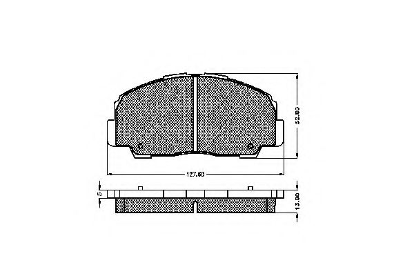 SPIDAN 31833 Тормозные колодки для DAIHATSU FEROZA HARD TOP (Дайхатсу Фэроза хард топ) SPIDAN 31833 Тормозные колодки для DAIHATSU FEROZA HARD TOP (Дайхатсу Фэроза хард топ)