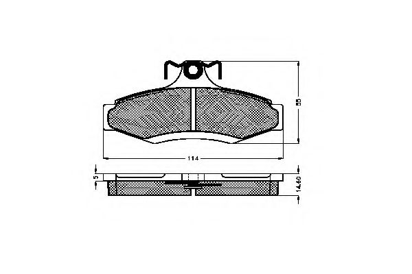 SPIDAN 32322 Тормозные колодки для DAEWOO KONDOR (Дэу Кондор) SPIDAN 32322 Тормозные колодки для DAEWOO KONDOR (Дэу Кондор)