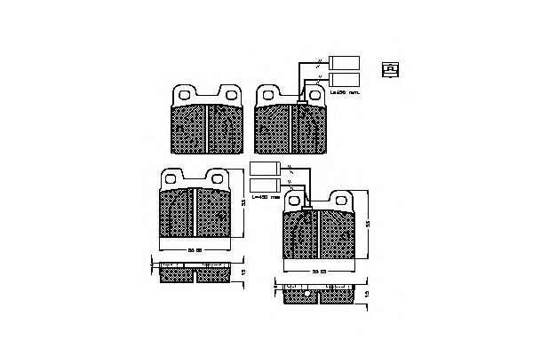 SPIDAN 32623 Тормозные колодки для ALFA ROMEO RZ (Альфа ромео Рз) SPIDAN 32623 Тормозные колодки для ALFA ROMEO RZ (Альфа ромео Рз)